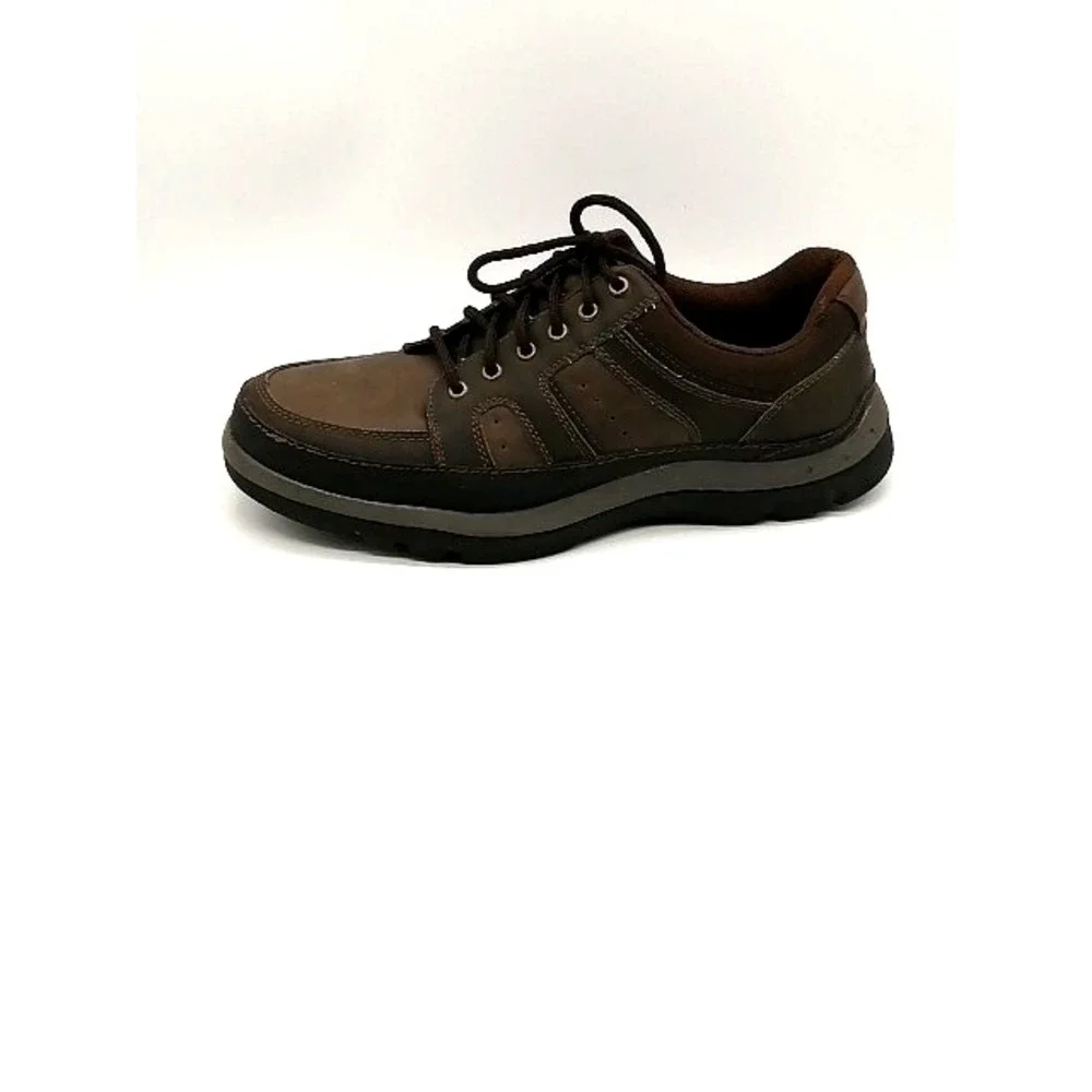 Deer Stags Shoes Sneakers Mens Shae Brown 9.5 Oxford Leather Memory Foam Casual